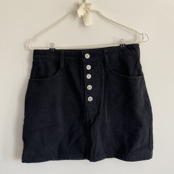Brandy Melville black denim skirt - Picture 1 of 5